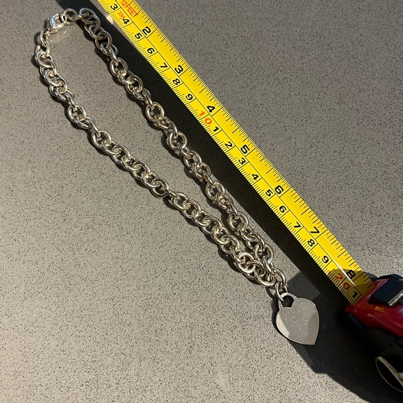 Authentic Tiffany & Co. sterling silver heart necklace - Picture 6 of 6